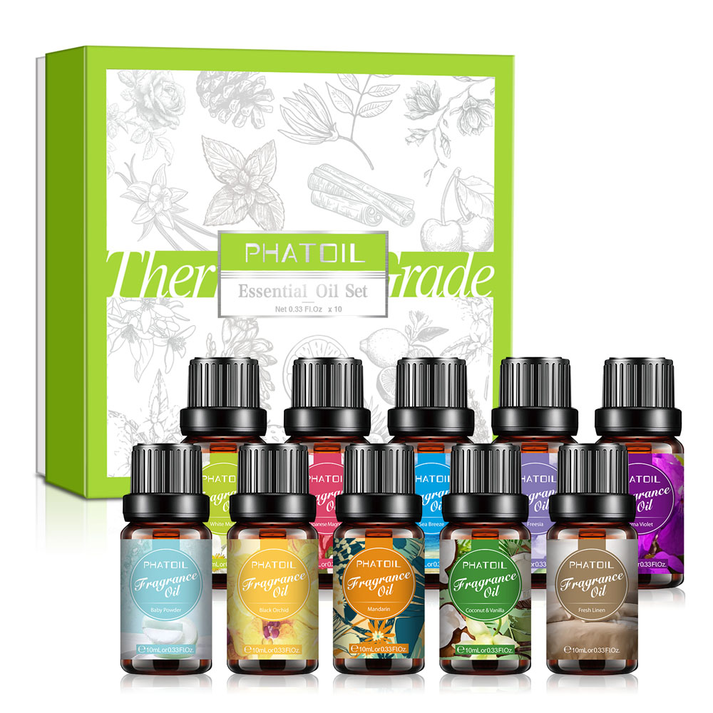 Musk White Oil - PHATOIL 10ml olejki eteryczne zestaw białe