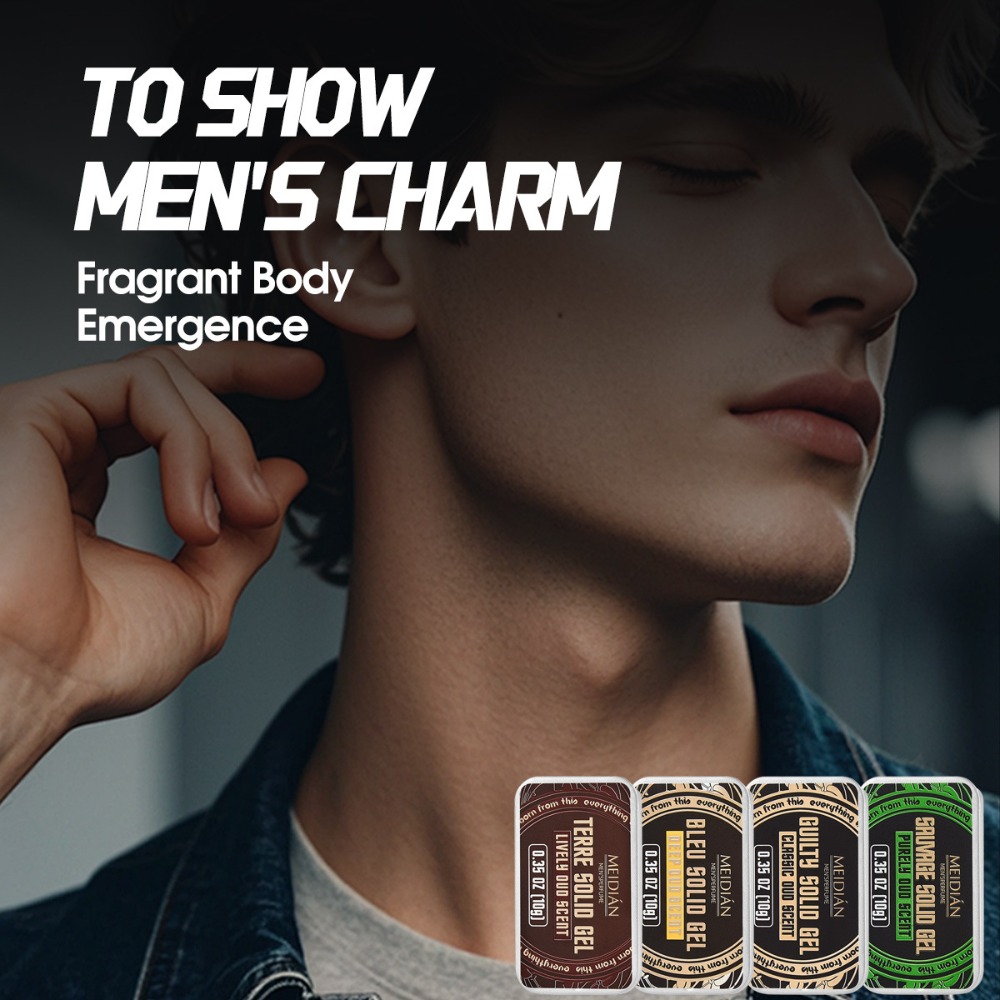 4 szt./zestaw Męski balsam w k – Cologne Solid Balm recenzja i cena