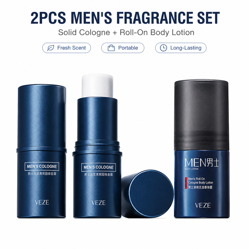 2 SZT. Męski Zestaw Zapachowy: – Cologne Solid Balm recenzja i cena