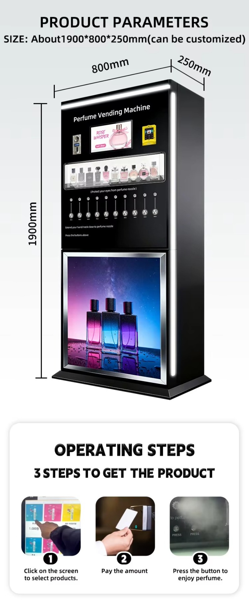Inteligentna maszyna do sprzed – Perfume Fragrance Sale recenzja i cena
