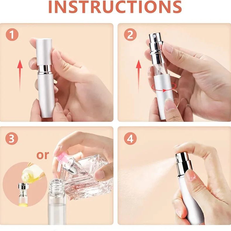 4 szt. + 4 akcesoria 5 ml prze – Perfume Fragrance Book recenzja i cena