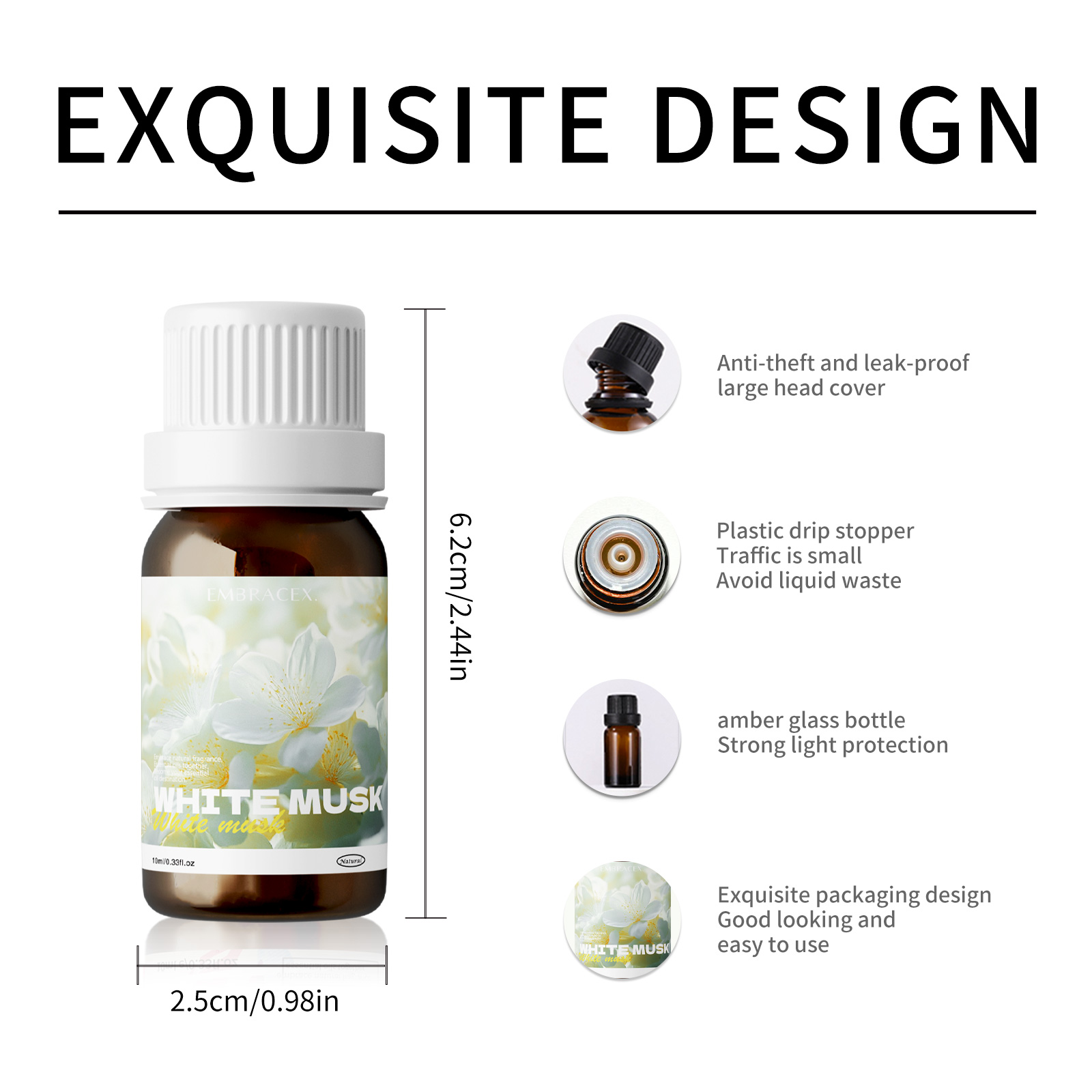 10ml Olejków Zapachowych Biały – Musk White Oil recenzja i cena